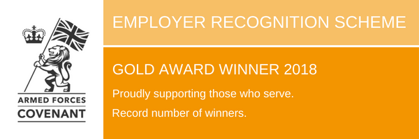 Employer Recognition Scheme - Gold Award Winner 2018